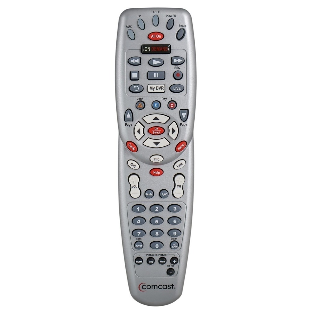Comcast DVR Remote Control Gray Comcast Xfinity Remote Wireless Less Than 5 M